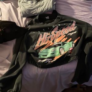 h&m hi speed crop top long sleeve